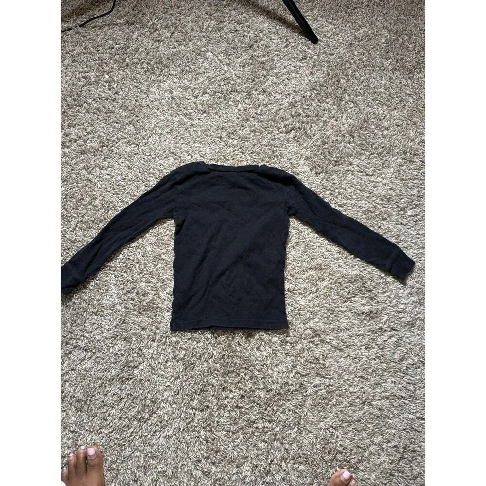 Carters Just One You Boys 5T Monster Truck Pajama Top Black Long Sleeve